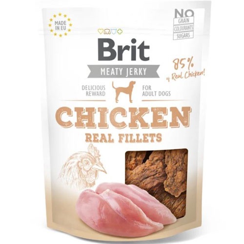 brit snack chicken real fillets